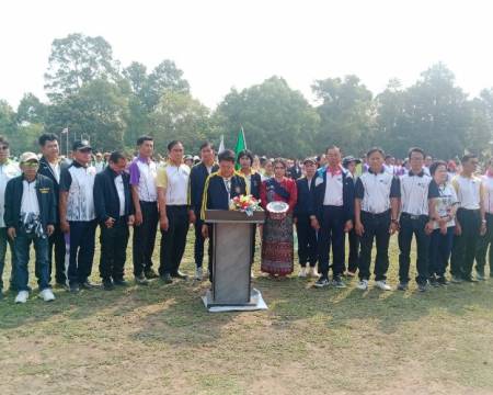 วันที่ 20 มีนาคม 2569 เวลา 07.30 น. นายสมควร พลพวก นายกเทศมนตรีตำบลบ้านกอก เข้าร่วมการแข่งขันกีฬาท้องถิ่นเขื่องใน อปท./ธกส. สัมพันธ์ 